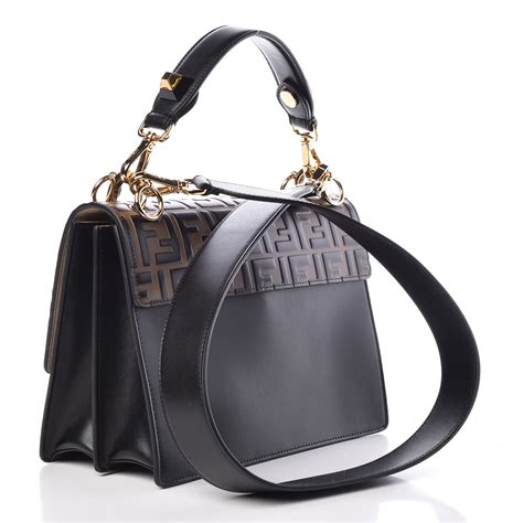 fendi embossed kan 1 bag|fendi kan i shoulder bag.